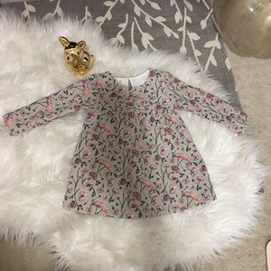 Baby Zara Made In Portugal Floral Dress